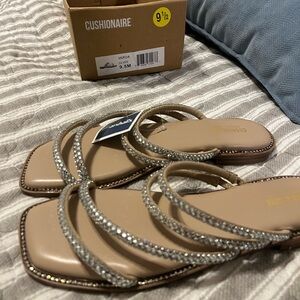 Marshalls Silver-Strap Nude Women's Sandals